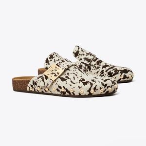Tory Burch Cow Print Mules
